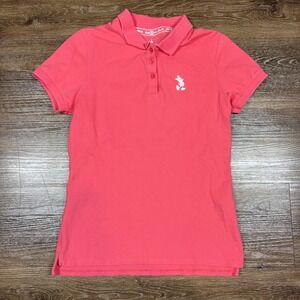 Disney Parks Shirt Women's M Pink Mickey Mouse Polo  Authentic Original